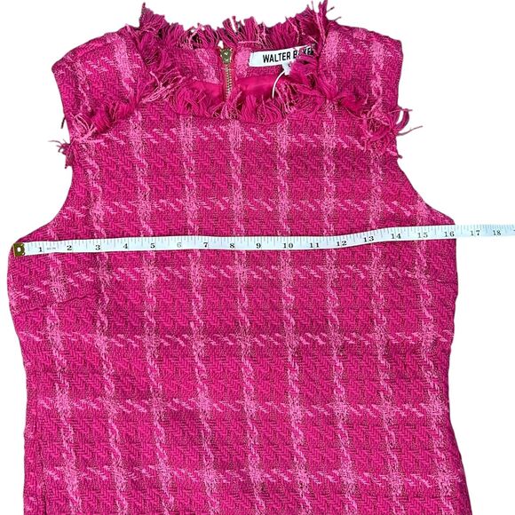 Walter Baker — Bethani Dress, Magenta Electric Tweed — Size 0 — NWT - Picture 6 of 10